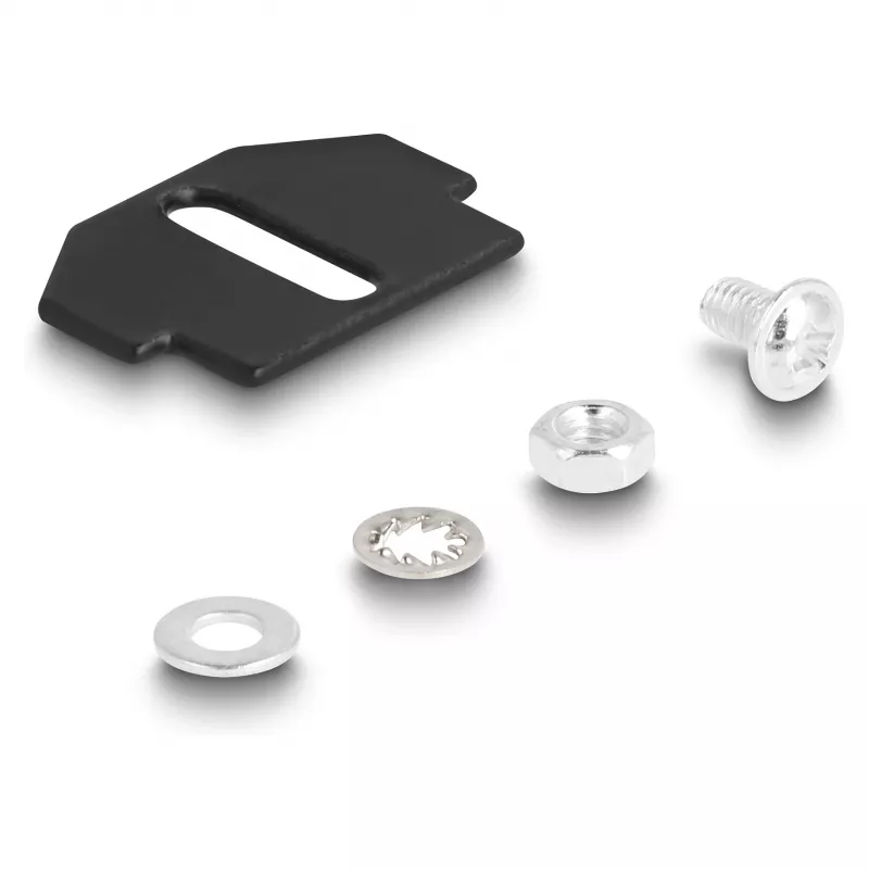 Montageset DeLOCK 88063 zwart metaal