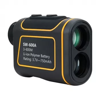 Laserafstandsmeter SNDWAY SW-600A — 600 m meetbereik, opgegeven meetnauwkeurigheid