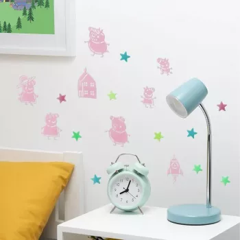 Muurstickers Hasbro Peppa Pig PP13870PP Glow in the Dark Stars