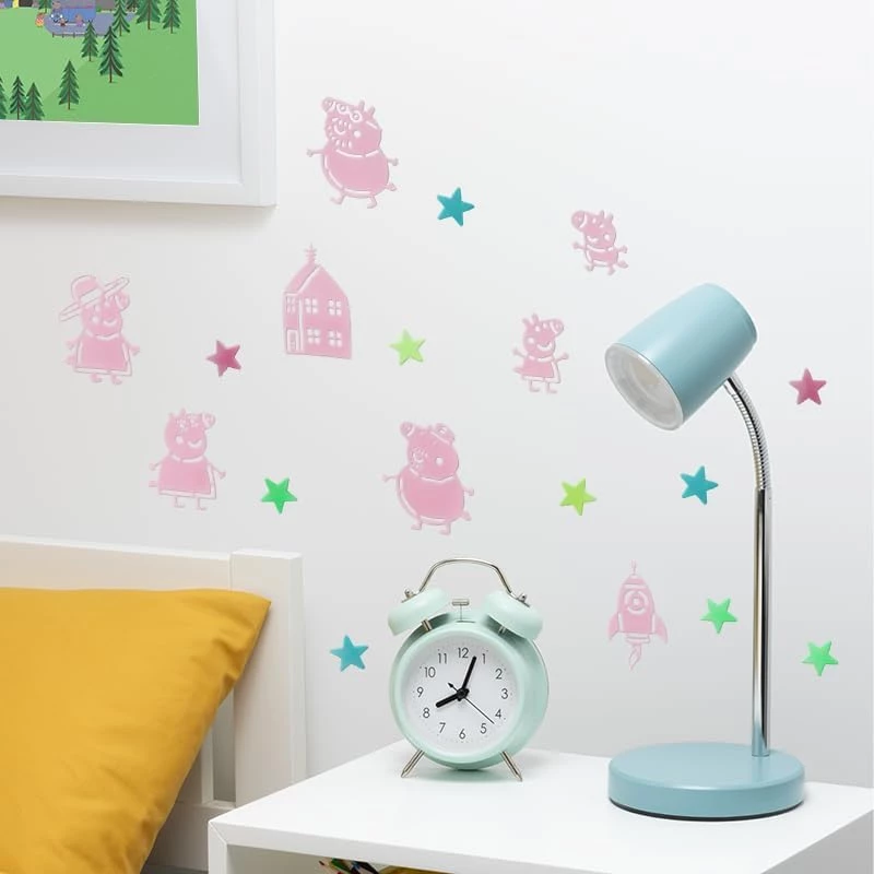 Muurstickers Hasbro Peppa Pig PP13870PP Glow in the Dark Stars