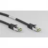 Goobay CAT 8.1 patchkabel, S/FTP (PiMF), zwart, 2 m - LSZH halogeenvrij, koper AWG 24 (66722)