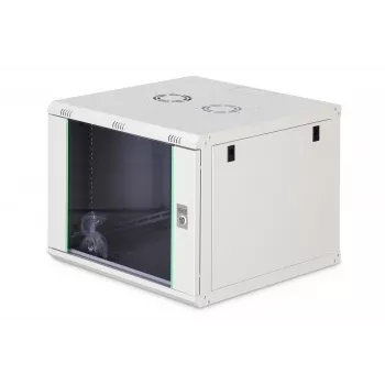 Wandgemonteerde 19-inch rackkast DIGITUS Dynamic-N DN-37106 — 9U, 600x600 mm, IP20, slot met sleutel