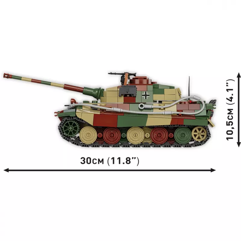 Bouwset COBI Panzer VI Ausf. B Königstiger 802 onderdelen
