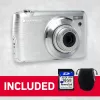 Agfa Photo DC8200 zilver + tas + SD-kaart 16 GB