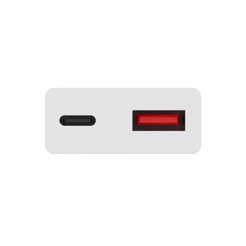 Wandlader Akyga AK-CH-27 30W USB-C USB-A PD GaN 5-20V / 1.5-3A wit