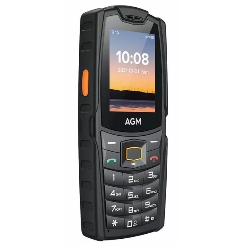 AGM M6 4G robuuste outdoor-toetsentelefoon (bar-model), IP68/IP69K, MIL-STD-810H, zonder voeding
