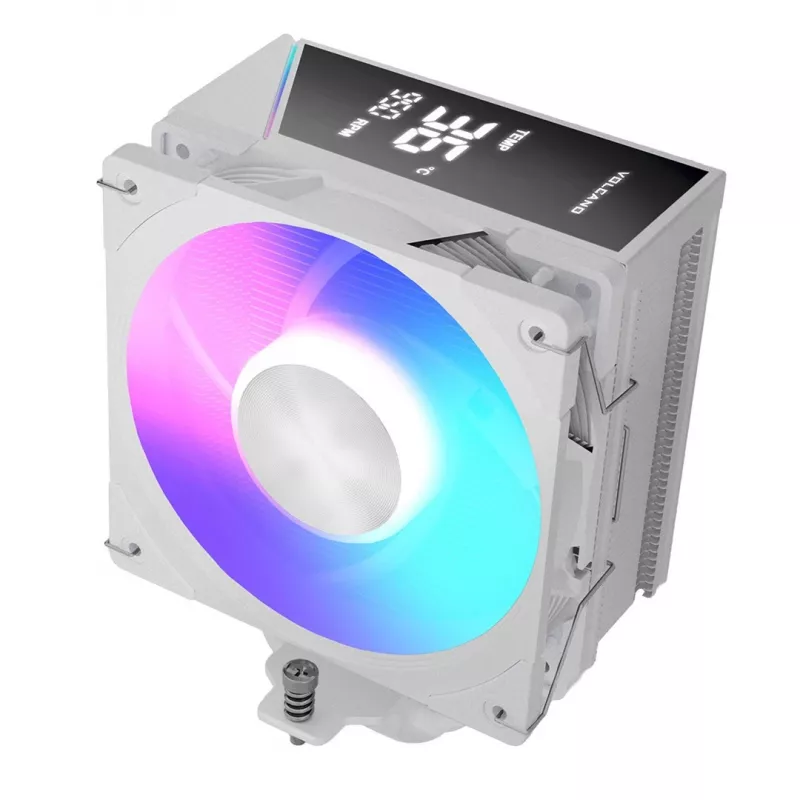 MODECOM Volcano 0C T202 LCD ARGB processorkoeler 12 cm wit