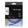 Gembird - USB-kabel - USB Type-A (M) naar USB Type-B (M) - USB 3.0 - 1,8 m - moulded - blauw