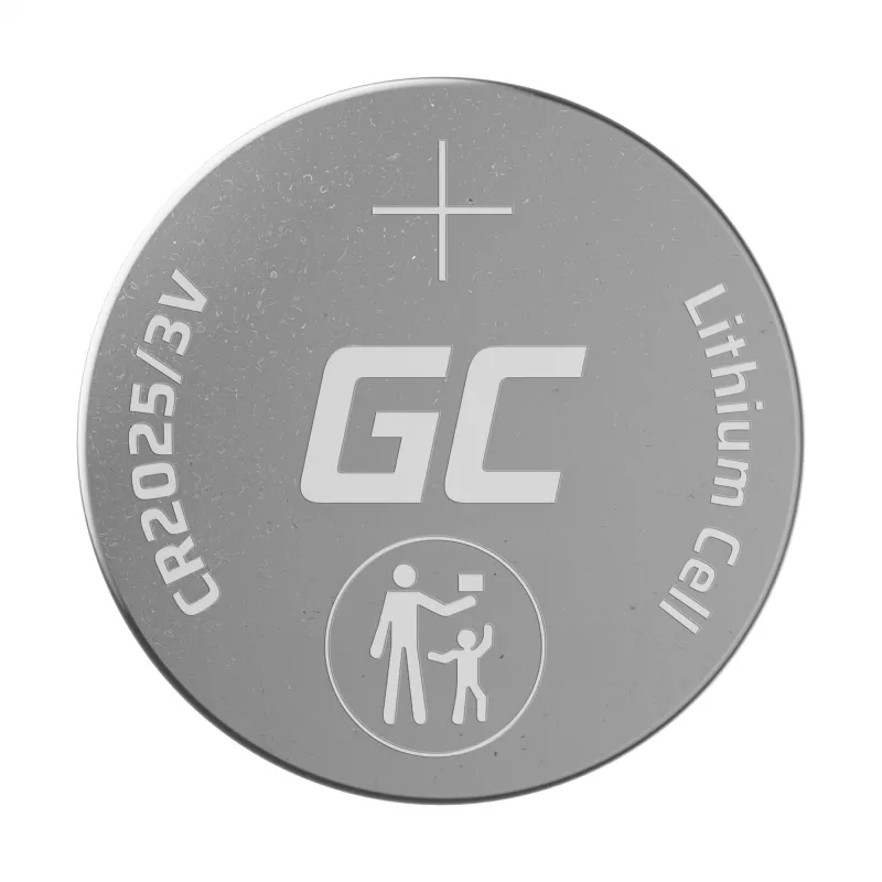 Green Cell blister 10x lithiumbatterij CR2025 3V 160mAh knoopcel