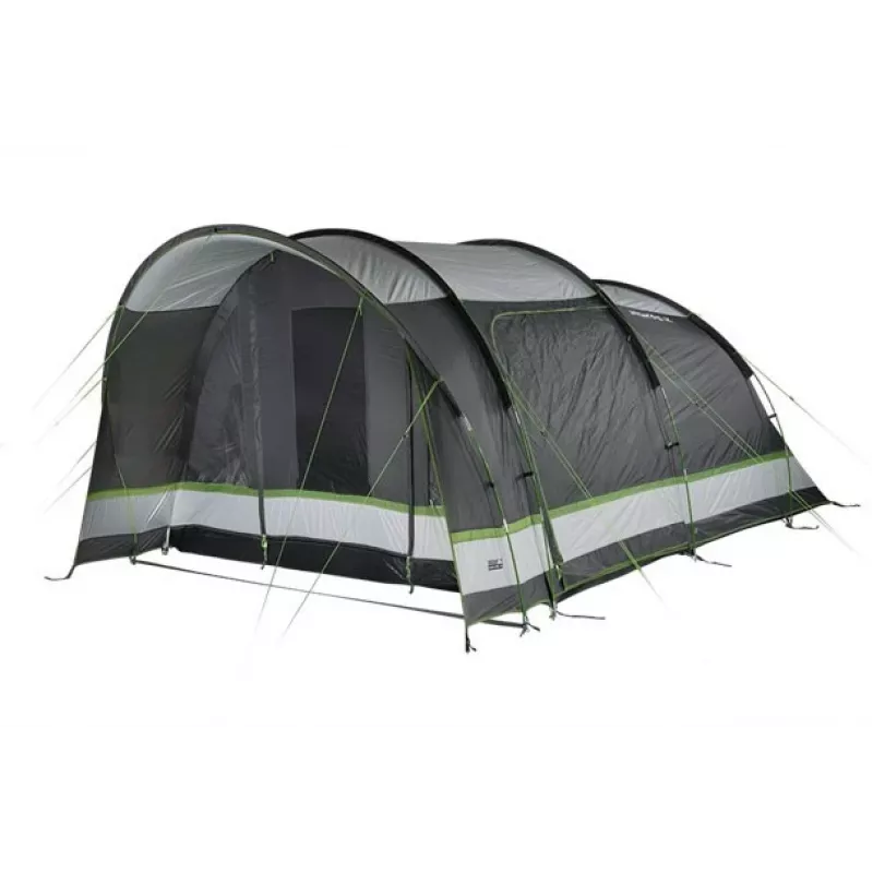 High Peak Brixen 5.0 koepeltent 5 personen zwart, groen, grijs