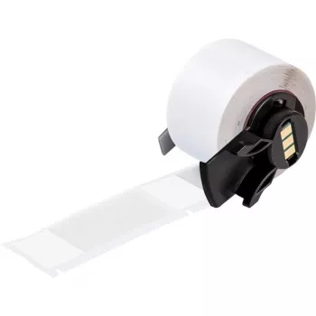 Brady, M6-21-427, vinyl, zelflaminerend, wit/transparant, mat, 25,40 x 19,05(63,50) mm, voor kabeldiameter van 6,70 - 14,20 mm, permanent (100 stuks) (174236)