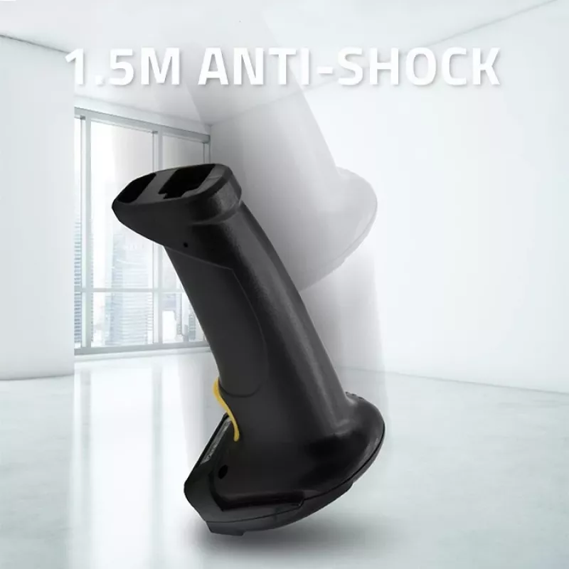 Qoltec 1D laser barcodelezer | USB | zwart