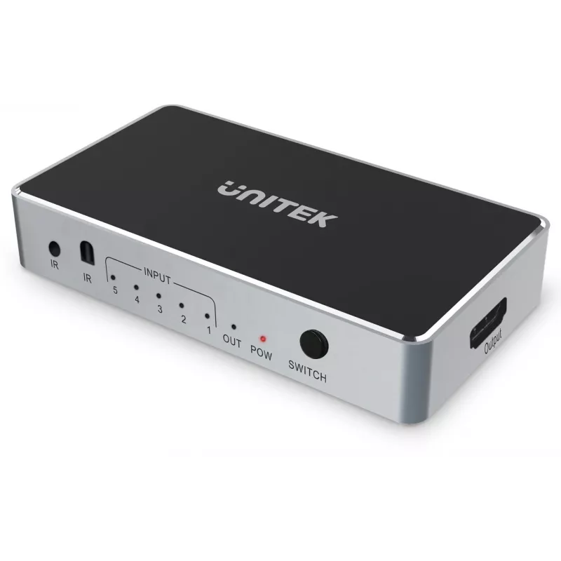 HDMI-videoswitch Unitech V1110A 4K 1.4b 5V 1A