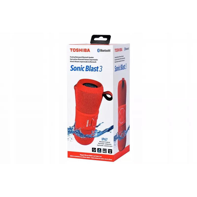 Draagbare luidspreker Toshiba Sonic Blast 3 TY-WSP200 rood