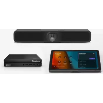 Bundel LOGITECH Tap met USB-kit + LENOVO ThinkSmart Tiny Kit i3-13100T 16GB 256GB SSD + MeetUp 2 4K-videoconferentiecamera