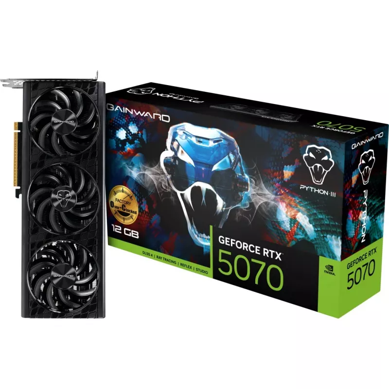 Grafische kaart Gainward GeForce RTX 5070 12 GB GDDR7