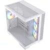 PC-behuizing Silentware View A-RGB White VIEWWHITE — mid-tower met A-RGB-verlichting, witte uitvoering