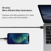 USB-A naar Lightning-kabel Orsen S9L 1 m 2,1A — zwart