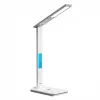 Media-Tech MT222 Leditou led-bureaulamp met 15 W Qi draadloze oplader, klok, wekker, thermometer, wit