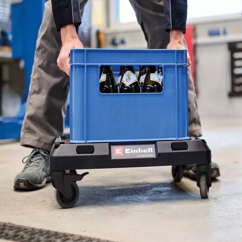 Rolplatform voor systeemkoffer EINHELL E-Case, zwart, draagvermogen tot 120 kg