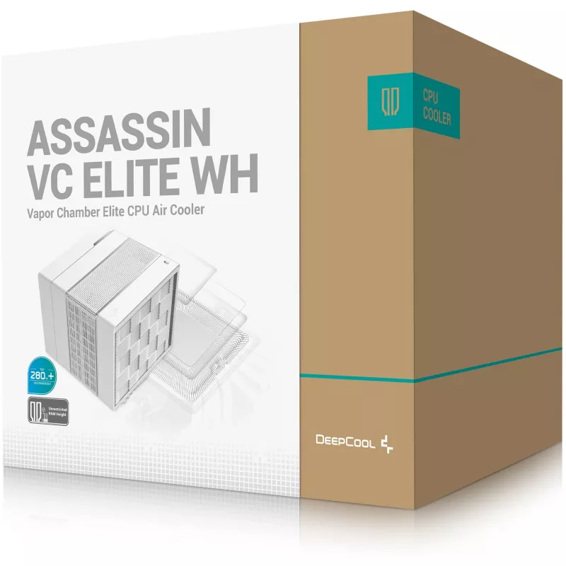DeepCool Assassin VC Elite WH processor-luchtkoeler 120/140 mm wit 1 st.