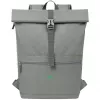 City-rugzak Rivacase Gremio grijs polyester rPET 280x135x430mm
