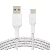 USB-kabel Belkin CAB002BT0MWH 0,15 m USB A USB C wit