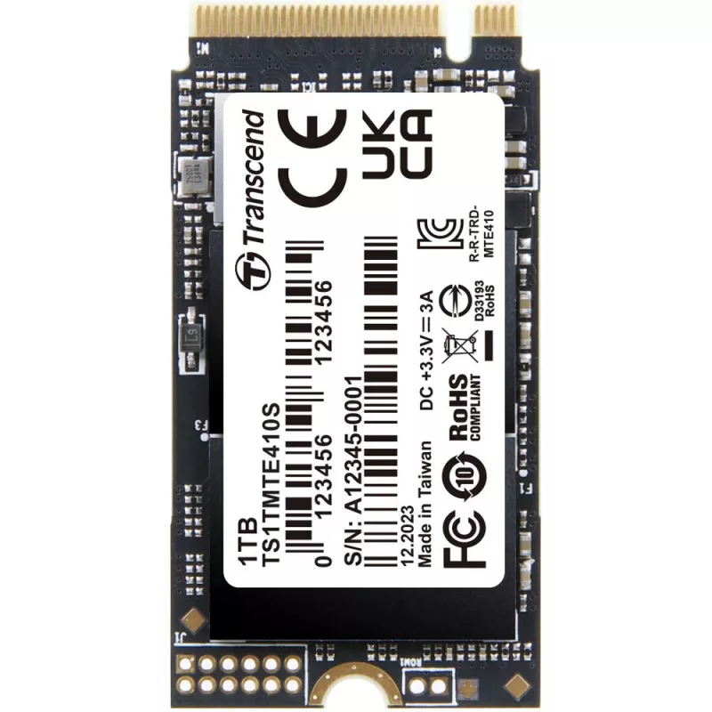 SSD Transcend 1 TB M.2 PCI Express 4.0 NVMe 3D NAND TS1TMTE410S