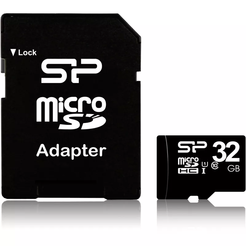 Silicon Power SP032GBSTH010V10SP geheugenkaart 32 GB MicroSDHC UHS-I Class 10