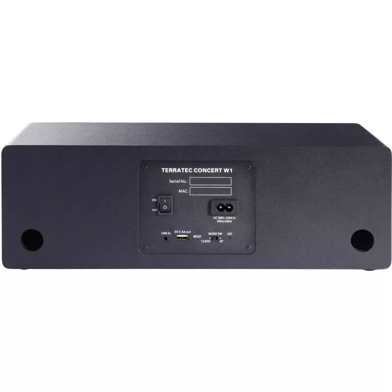 Stereo draagbare speaker Terratec Concert W1 zwart