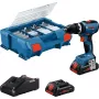 Accu-slagmoerschroevendraaier Bosch GSB 18V-65 met 2x 4,0Ah accu's en L-Case