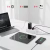 Stekkerdoos MACLEAN MCE388 W – 2 stopcontacten, 3×USB, 110–240V, 2500W, 3 m kabel, wit