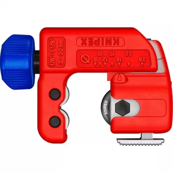 Buisnijder Knipex TubiX S 3–30 mm, compact snijgereedschap voor metalen en kunststof buizen