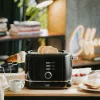 Adler AD 3224b toaster met broodjesrooster 7 bruiningsstanden zwart