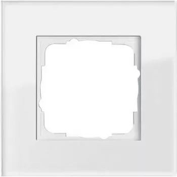 Gira Esprit 021112 1-voudig frame, glas wit
