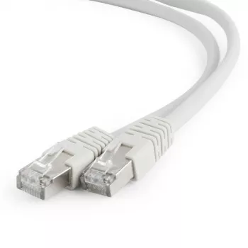 Netwerkkabel GEMBIRD Cat6a RJ-45 naar RJ-45 S/FTP 10 m LSZH, massief koper, grijs