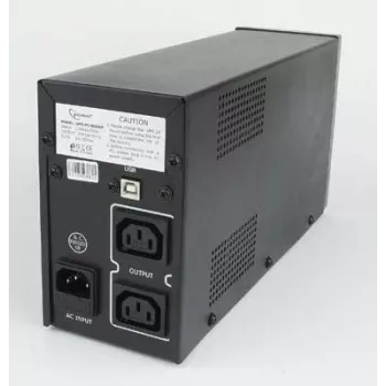 Gembird UPS-PC-850AP onderbrekingsvrije stroomvoorziening (UPS) Line-Interactive 0,85 kVA 520 W 4 AC-uitgangen