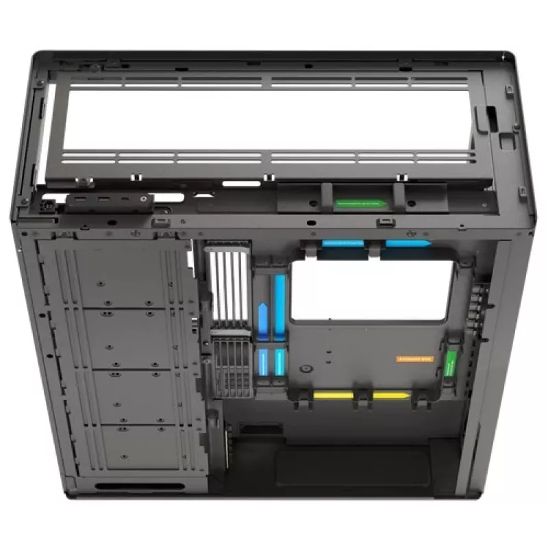 HAVN HS 420 VGPU pc-behuizing, midi-tower, E-ATX, gehard glas, PCIe-5.0-riserkabel - zwart