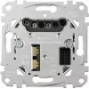 Dimmer ingebouwd Merten MEG5171-0000, metallic, 220–230 V AC, 50–60 Hz, ohmse belasting tot 420 W