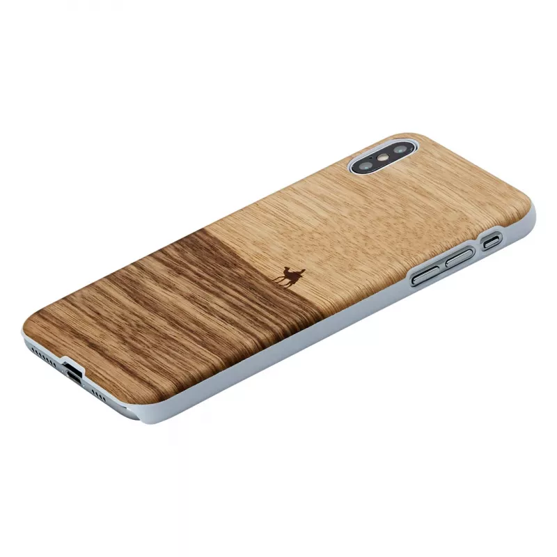 Smartphonehoesje man and wood voor iPhone XS Max — terra white