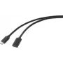 Renkforce USB-kabel USB 3.2 Gen2x2 USB-C™-stekker, USB-C™-bus 2,00 m zwart PVC-mantel (RF-4755222)