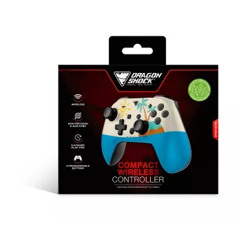Dragonshock PopTop Compact - gamepad - Nintendo Switch - terug-knop - D-pad - home-knop - reset-knop - draadloos - Bluetooth - USB Type-C (D