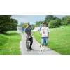 Longboard Muuwmi Lights GLOW ABEC 7 met lichtgevende wielen, zwart/groen
