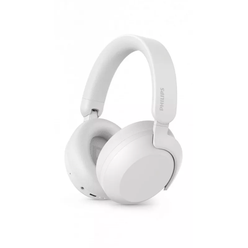 Philips TAH8000EWT/00 hoofdtelefoon/headset draadloos hoofdband gesprekken/muziek USB Type-C Bluetooth wit