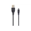 Gembird 1,8 m USB 2.0 A/Mini-USB M USB-kabel USB A Mini-USB B zwart