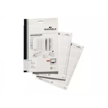 Naamkaartje-insteek Durable 1456-02 60x90 mm wit