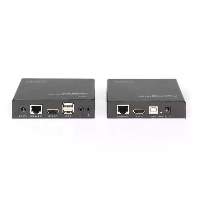 Digitus 4K HDMI HDBaseT™ 2.0 KVM-extender set, 100 m