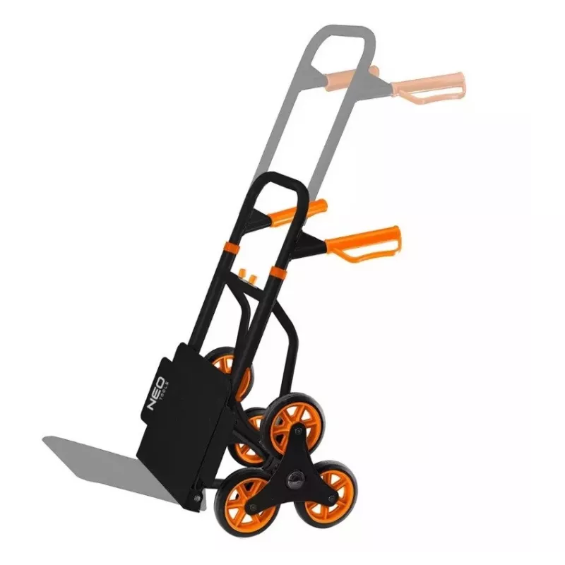 Traploper-steekwagen NEO tools 84-402, opvouwbare handkar, 150 kg draagvermogen