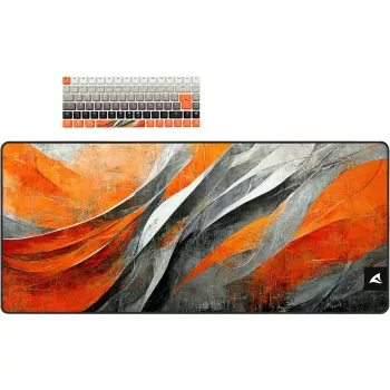 Mechanisch gaming-toetsenbord Sharkoon SKILLER SGK50 S3 Design Bundle D6 — oranje/grijs