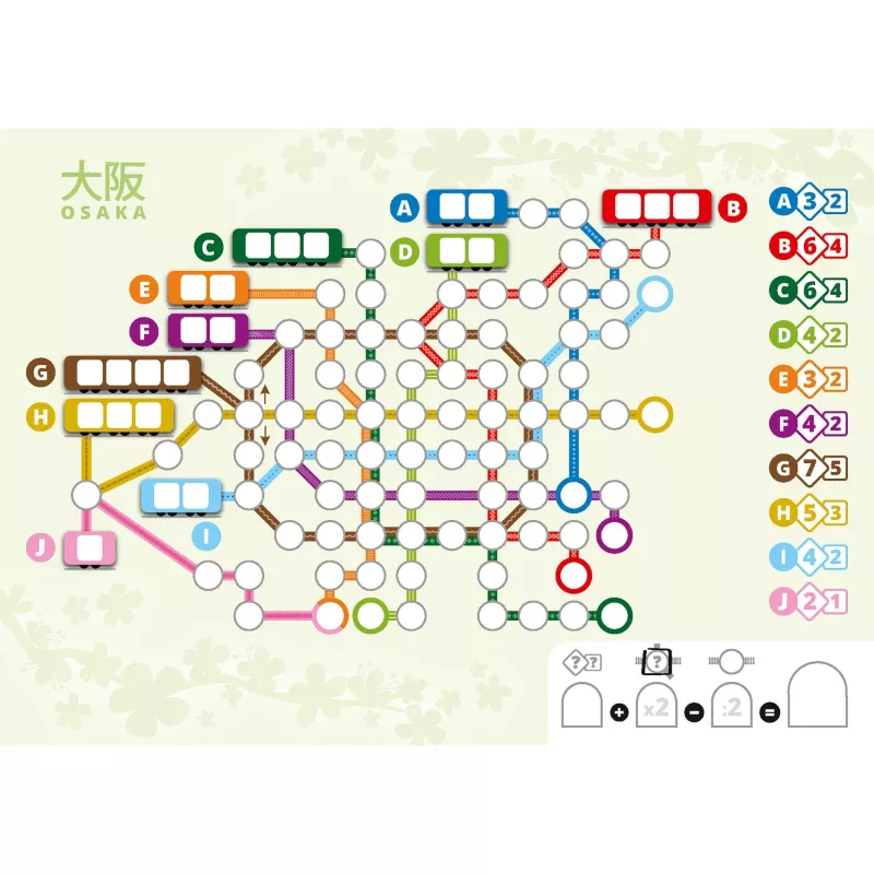 Voll verplant - Zusatzblock Japan, bordspel